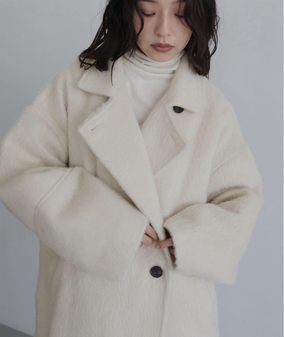 hellam シャギーミドルコート 新品未使用