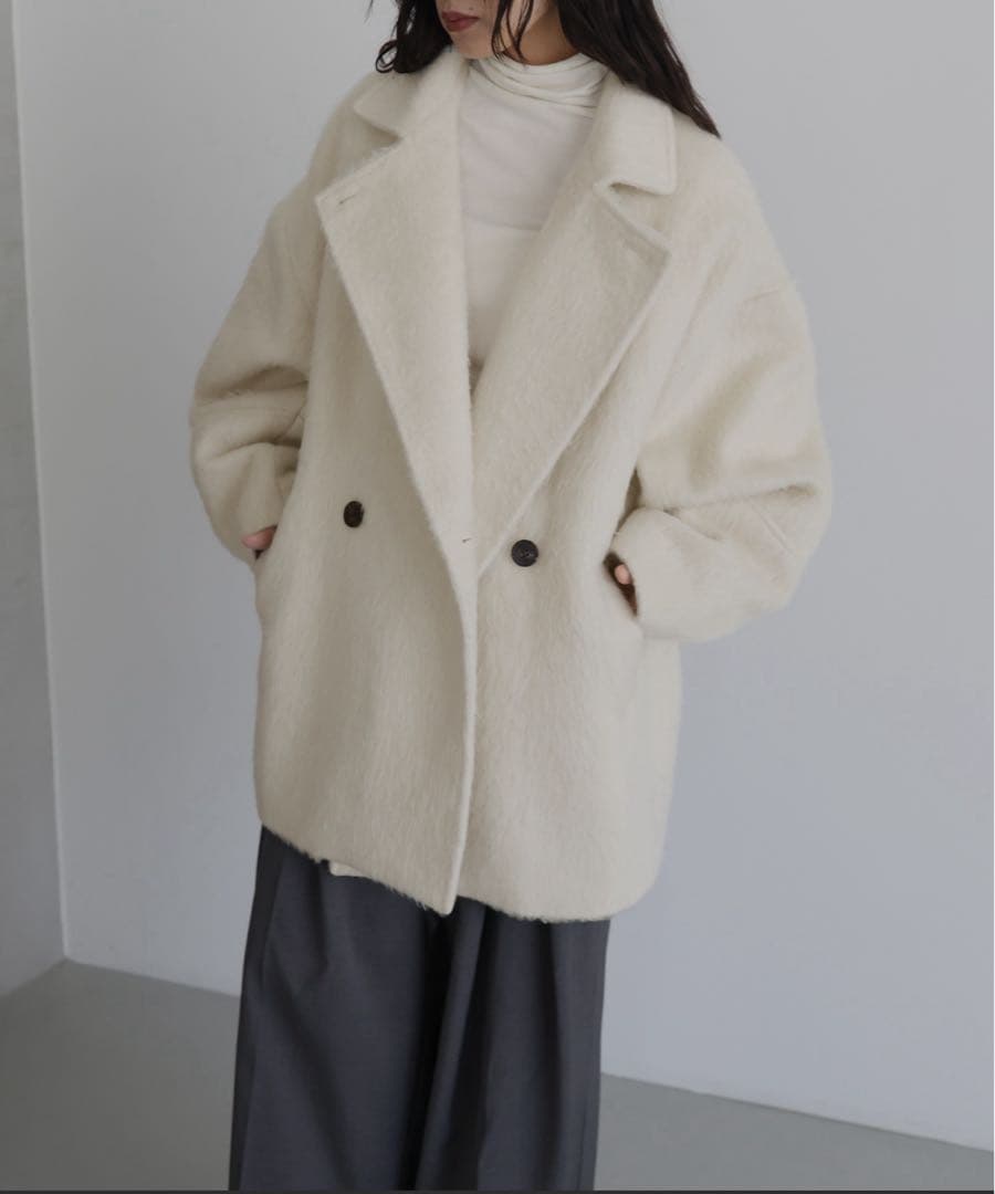 hellam シャギーミドルコート 新品未使用