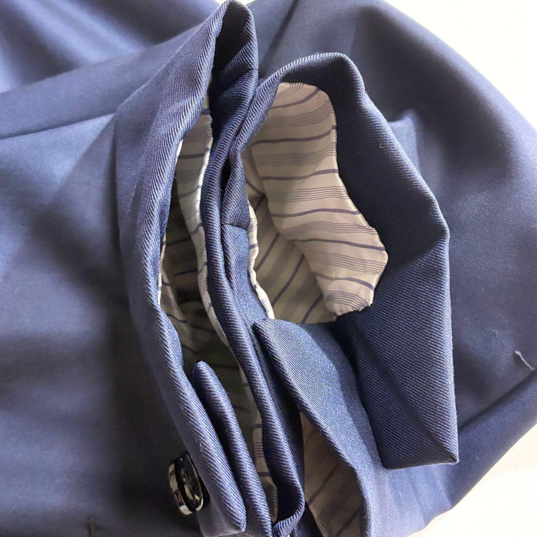 【定価95万】エルメネジルドゼニア　スーツ　15milmil15 48 紺色