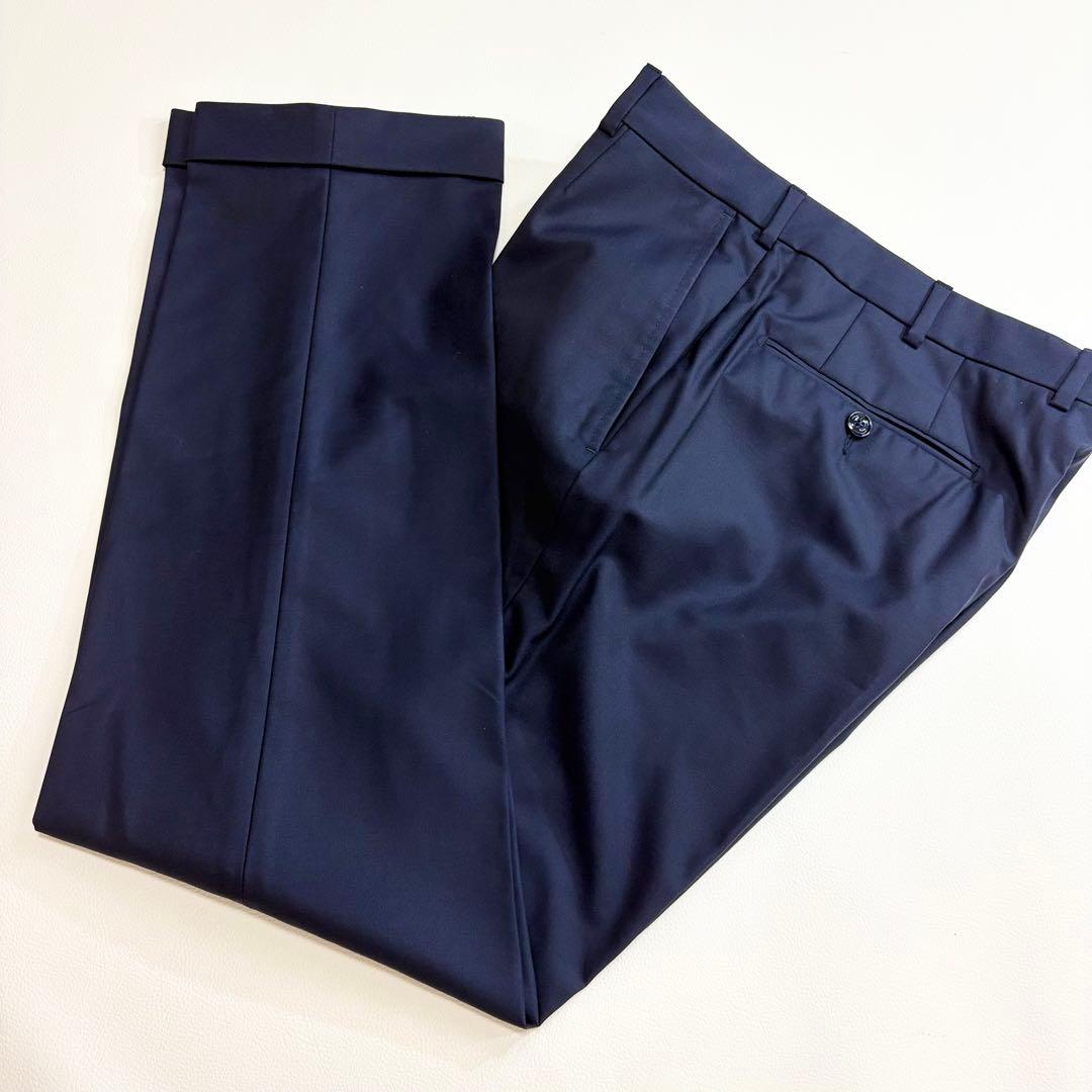 【定価95万】エルメネジルドゼニア　スーツ　15milmil15 48 紺色