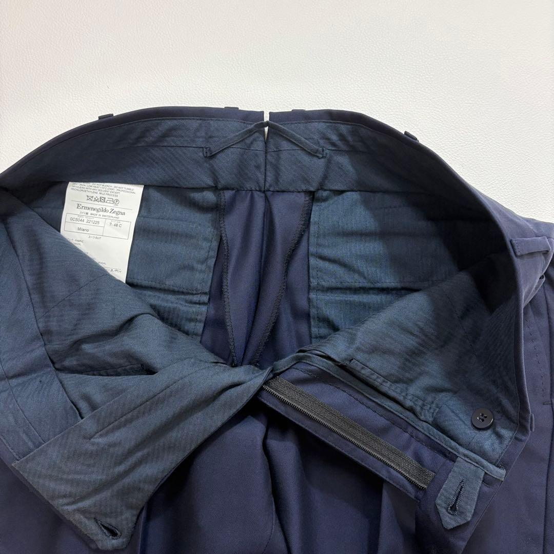 【定価95万】エルメネジルドゼニア　スーツ　15milmil15 48 紺色