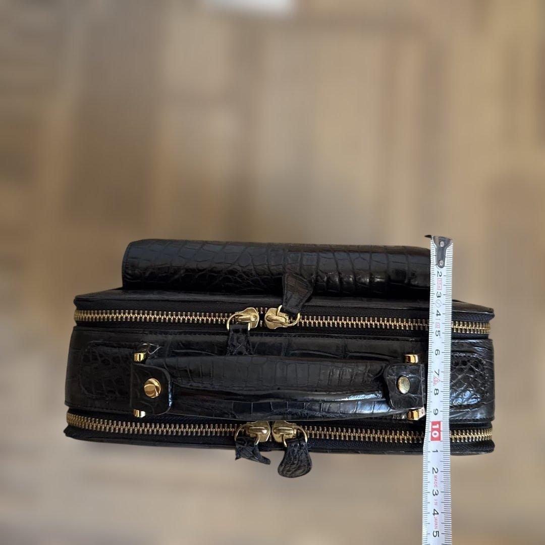 マットクロコダイルセカンドバッグ JRA認定品