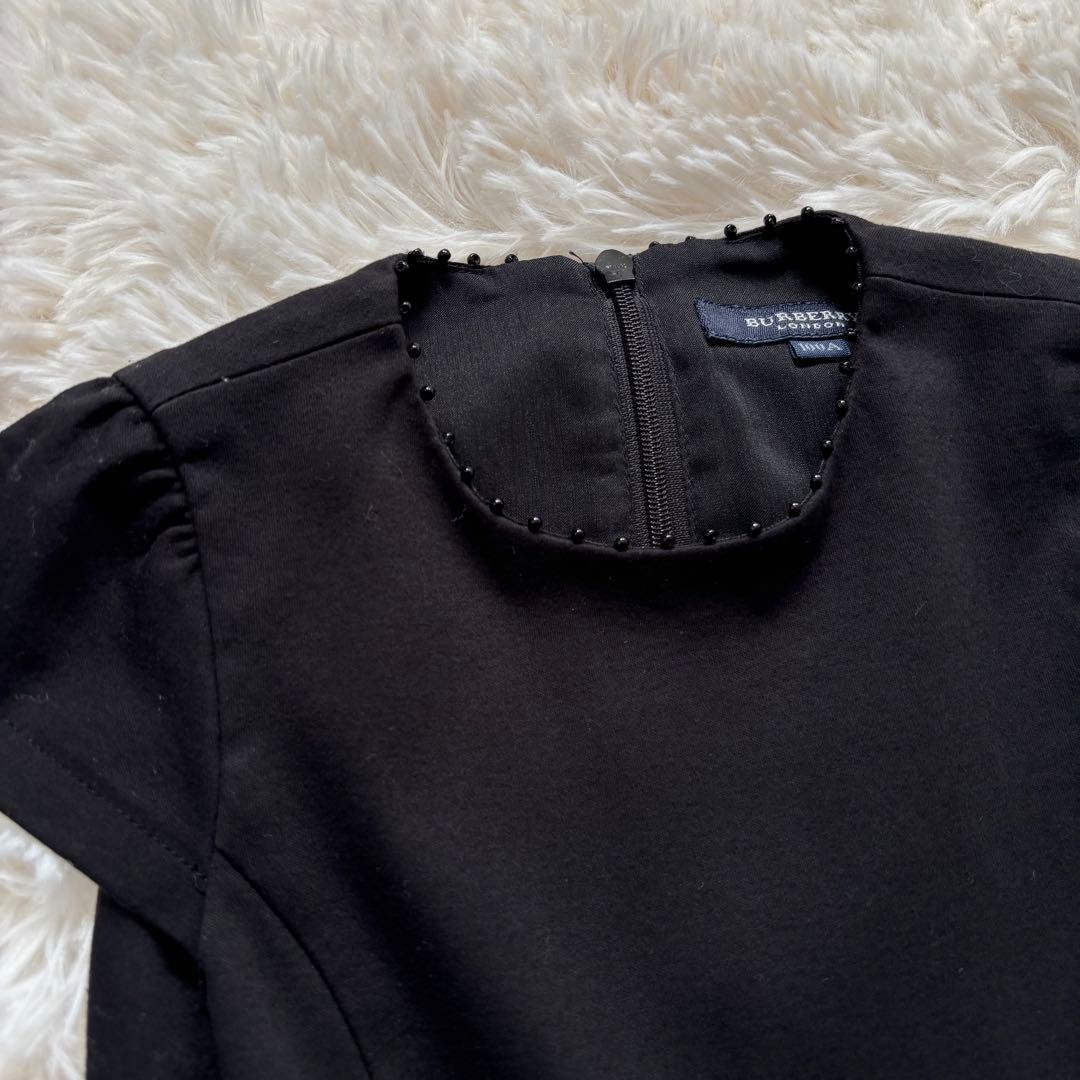 むむ様美品☆BURBERRY フォーマル ノバチェック フレア ドッキング 黒