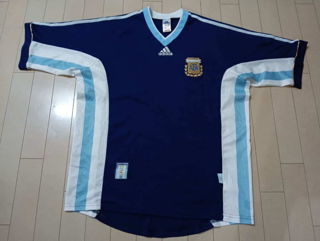 希少美品 1998 アルゼンチン 代表 サッカー ユニフォーム Lサイズ