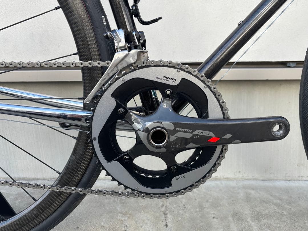 クロモリ　スチールロードバイク 700c 7.6キロ