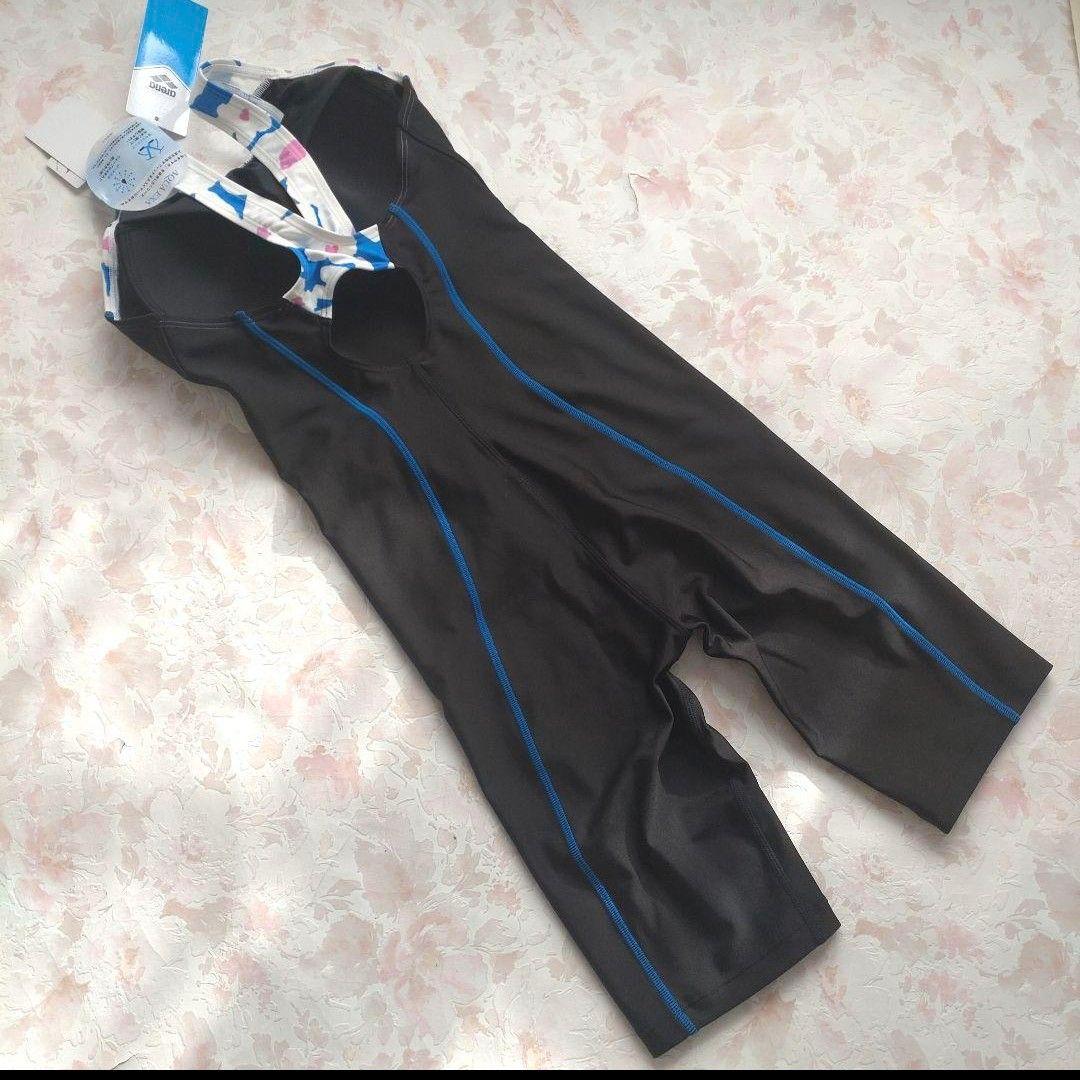 M 新品 arena 2025 AQUA EXA パッド付 練習水着 花 撥水