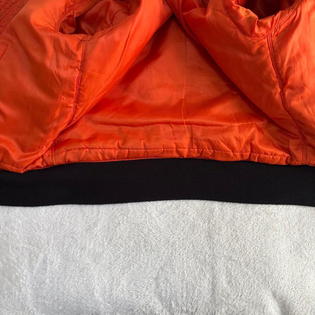 ✨️美品 AVIREX アヴィレックス MA-1 フライト Lサイズ ブラック