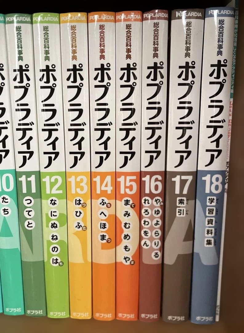 【セット】総合百科事典 ポプラディア 第三版 全18巻