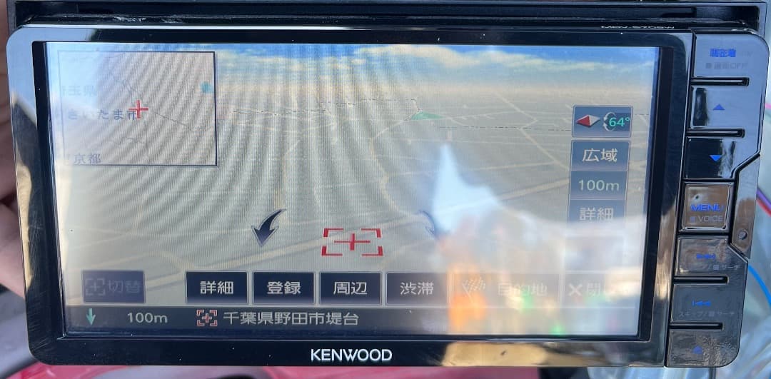 ケンウッド MDV-S709W 2022年製カーナビ