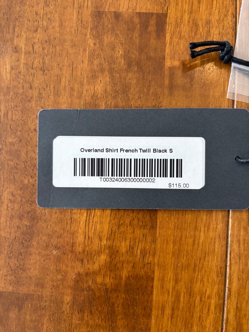 TRIPLE AUGHT DESIGN OVERLAND SHIRT シャツ 黒