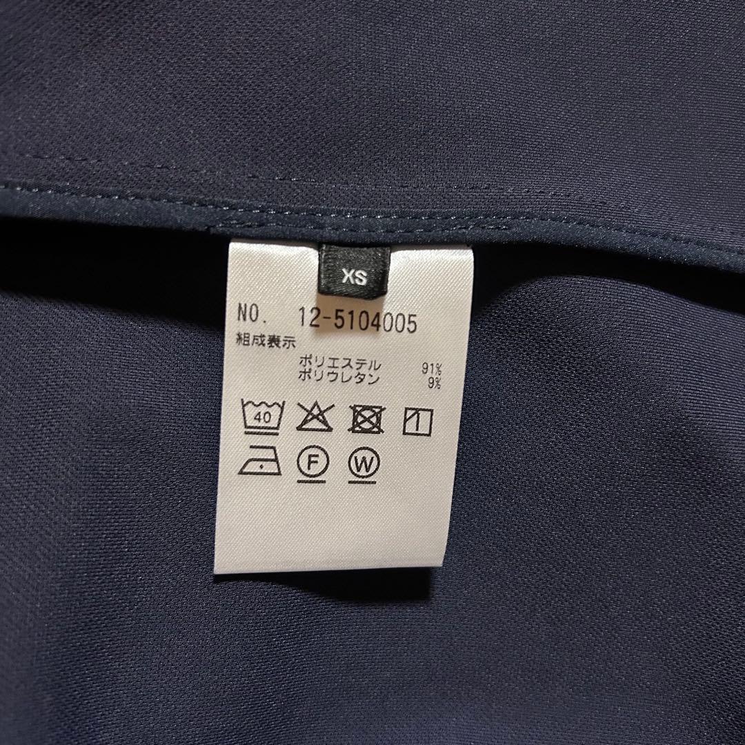 新品 PLST ハイストレッチトリコットカラーレスダブルジャケット XS