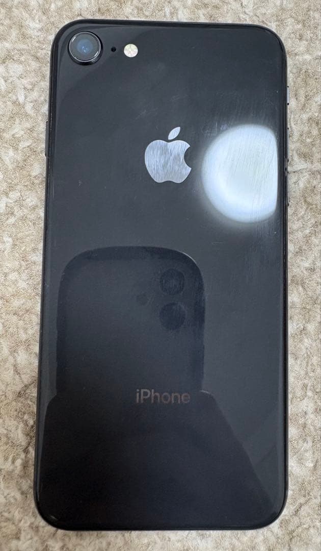 【美品】iPhone 8 64GB グレー バッテリー100%