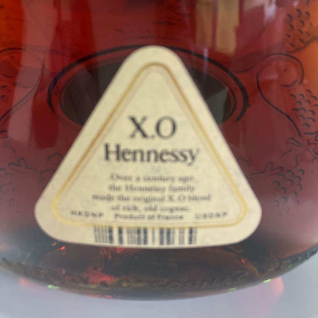 【未開栓】Hennessy X.O 『ヘネシー・XO』金キャップ・グリーンボトル