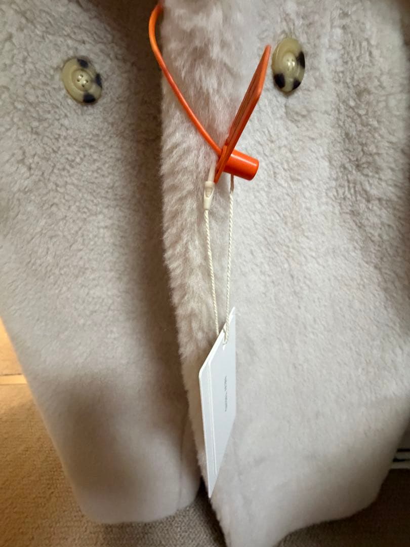 rnyroom テディ　ベアコート　ファーコート　ライトベージュ　XS