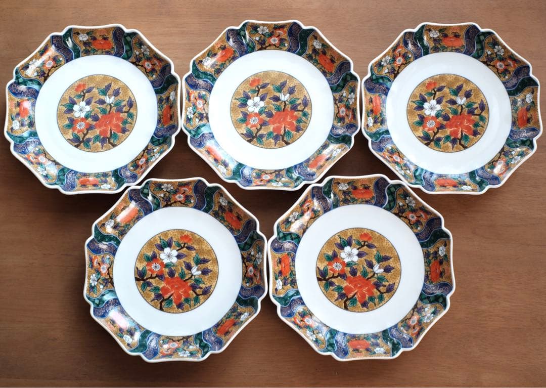 有田焼　南山窯　絵皿　５枚セット