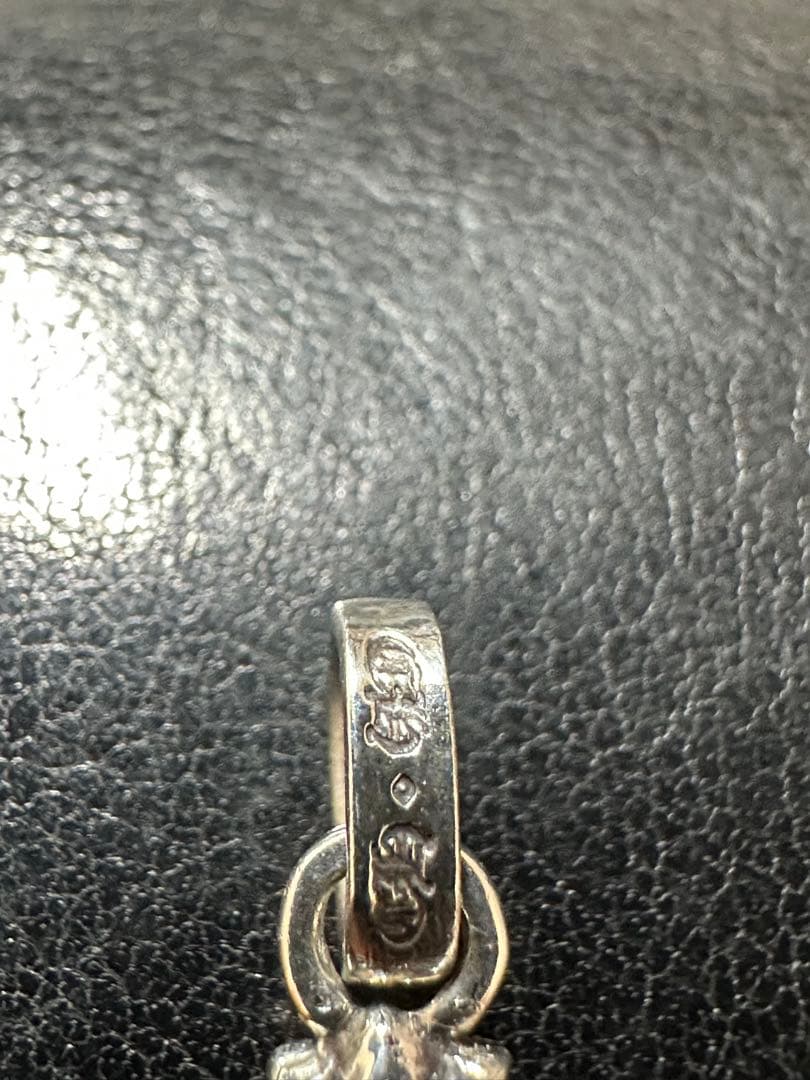 本物　Chrome Hearts クロムハーツ　ベビーファット　ピンクサファイア