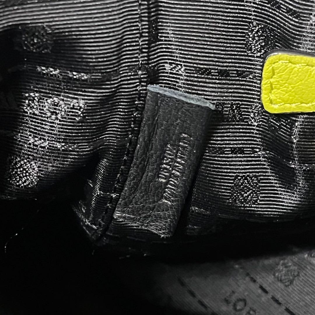 ✨極美品✨　LOEWE ヘリテージ　トートバッグ　黄緑　ライトグリーン　レザー