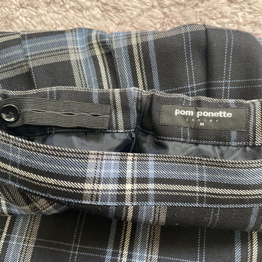 【セット】ポンポネット 150 黒　ブレザー　スカート　ブラウス 卒業式　スーツ