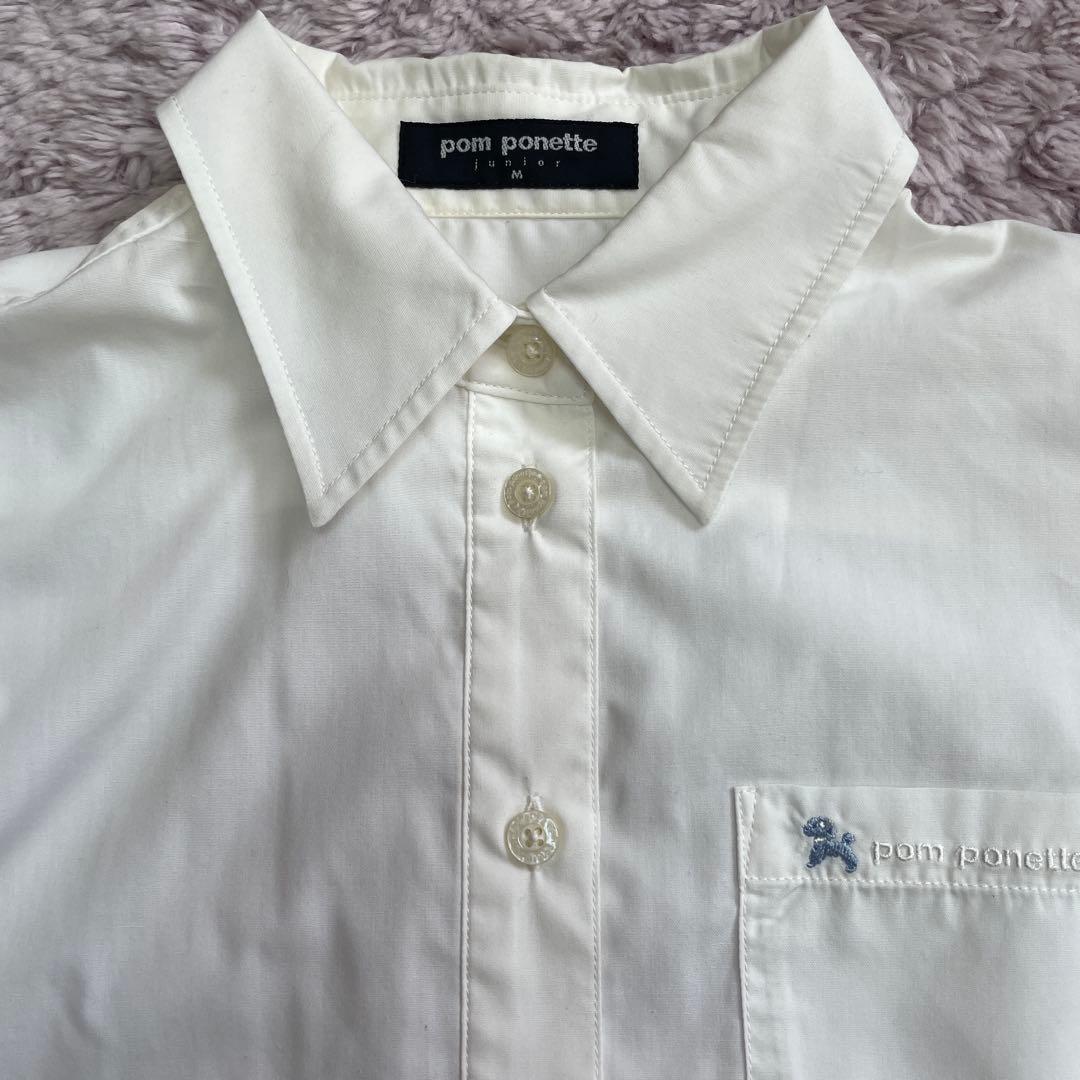 【セット】ポンポネット 150 黒　ブレザー　スカート　ブラウス 卒業式　スーツ