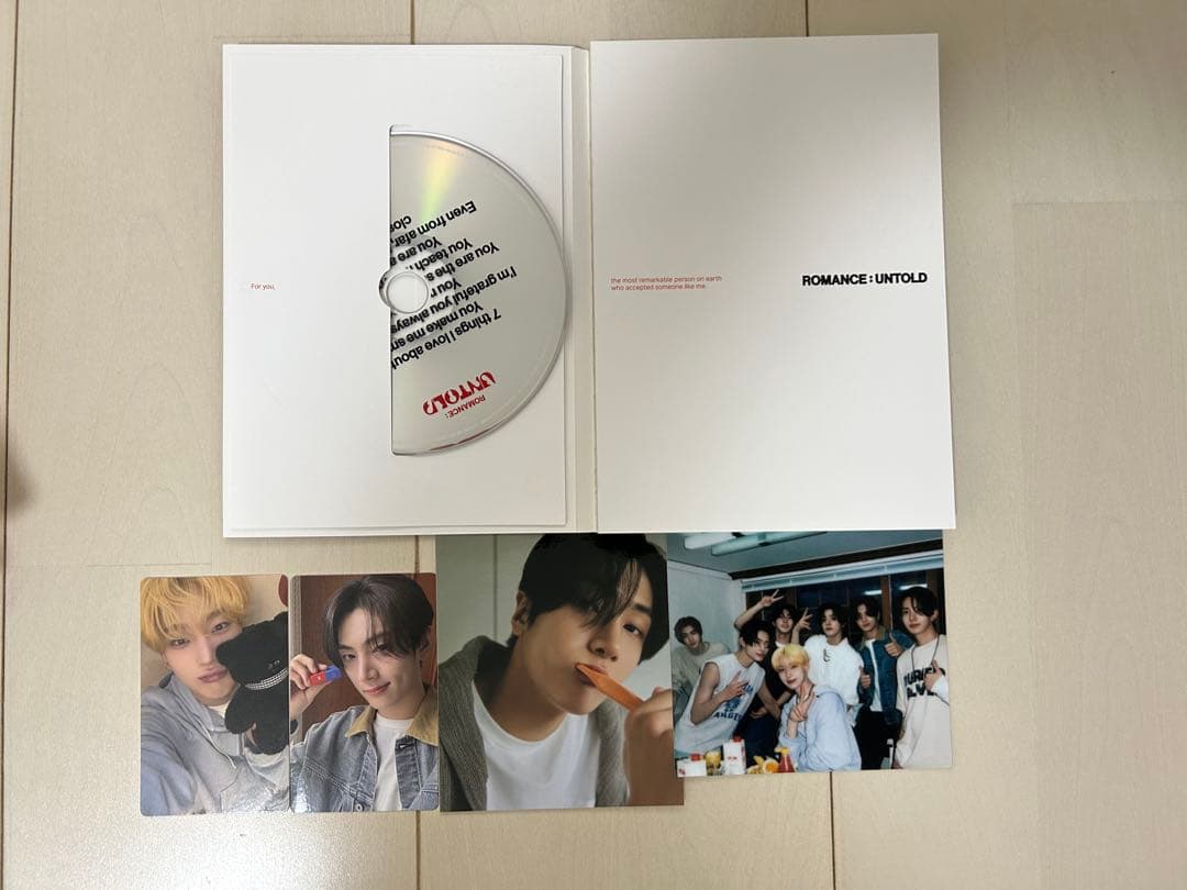 ENHYPEN ROMANCE : UNTOLD ENGENver. 7枚セット