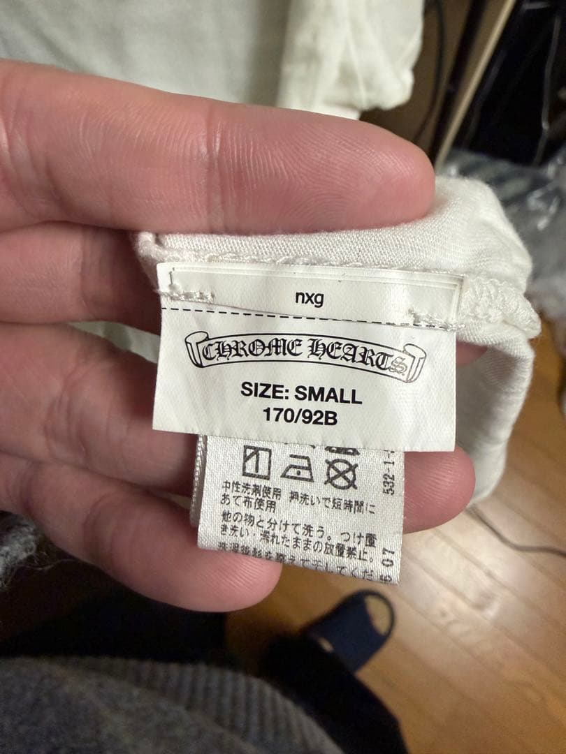 クロムハーツCHROMEHEARTS tシャツ ホワイト 正規品 サイズS