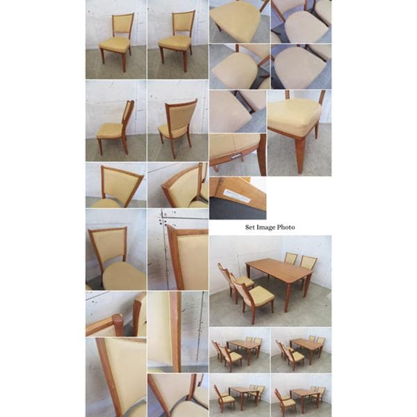 カリモク■モダンデザイン■ダイニングチェア■4脚セット■オーク材■