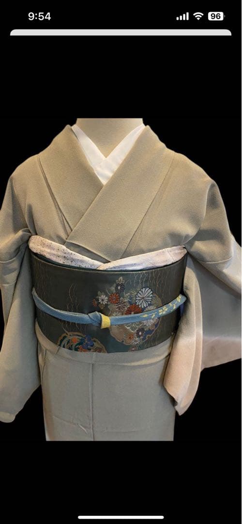 美品　江戸小紋　帯セット　入学式　卒業式　お茶会　付け下げ訪問着