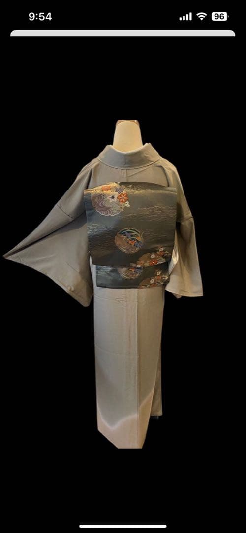 美品　江戸小紋　帯セット　入学式　卒業式　お茶会　付け下げ訪問着