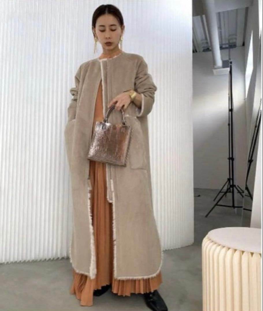 ジャケット・アウター Ameri Vintage REVERSIBLE TWIN BOA COAT