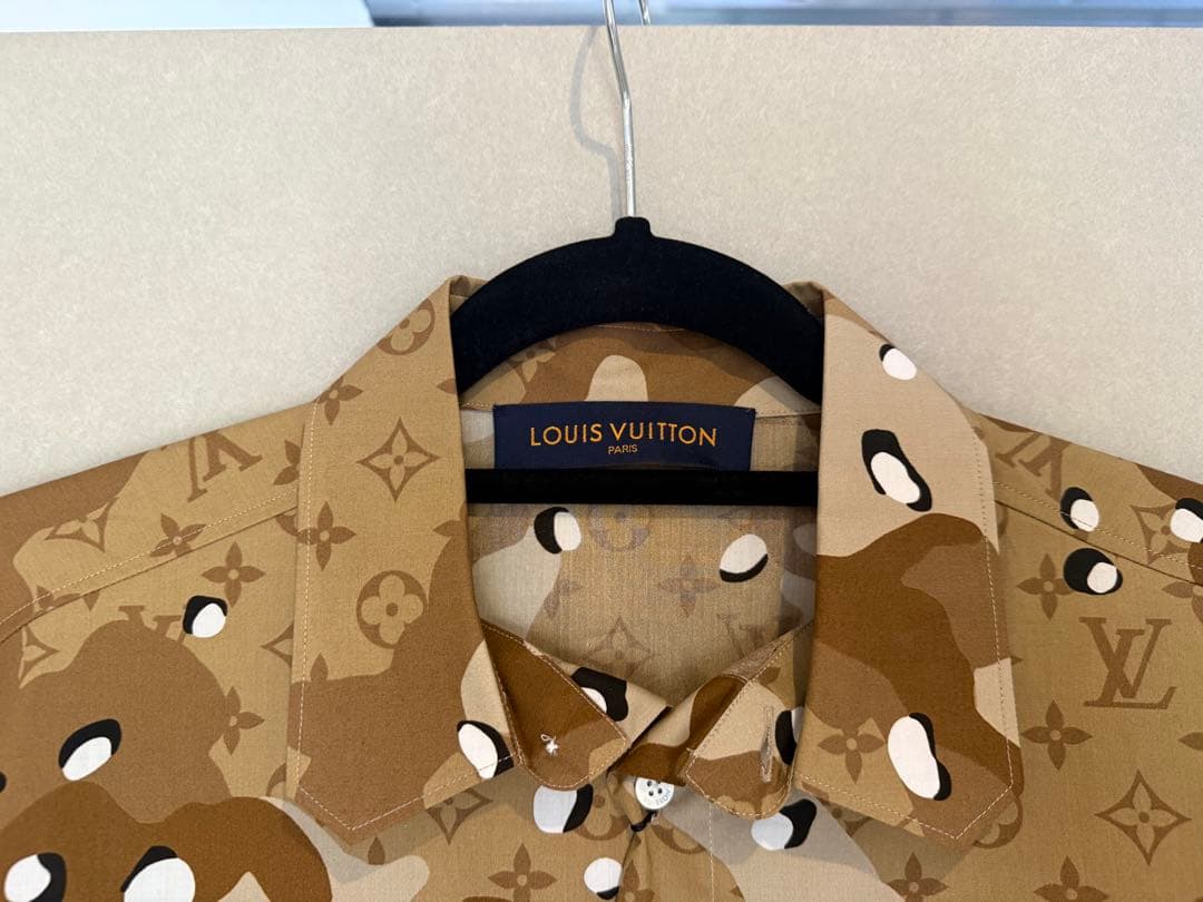 LOUIS VUITTON モノグラム カモフラージュ ロングスリーブ シャツ