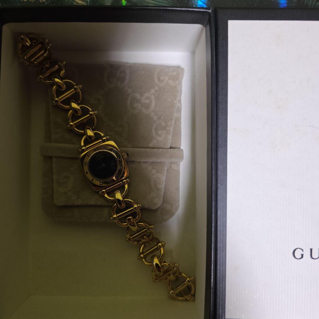 ⭐【美品希少レア】グッチGUCCI6400Lゴールド腕時計(稼働品)