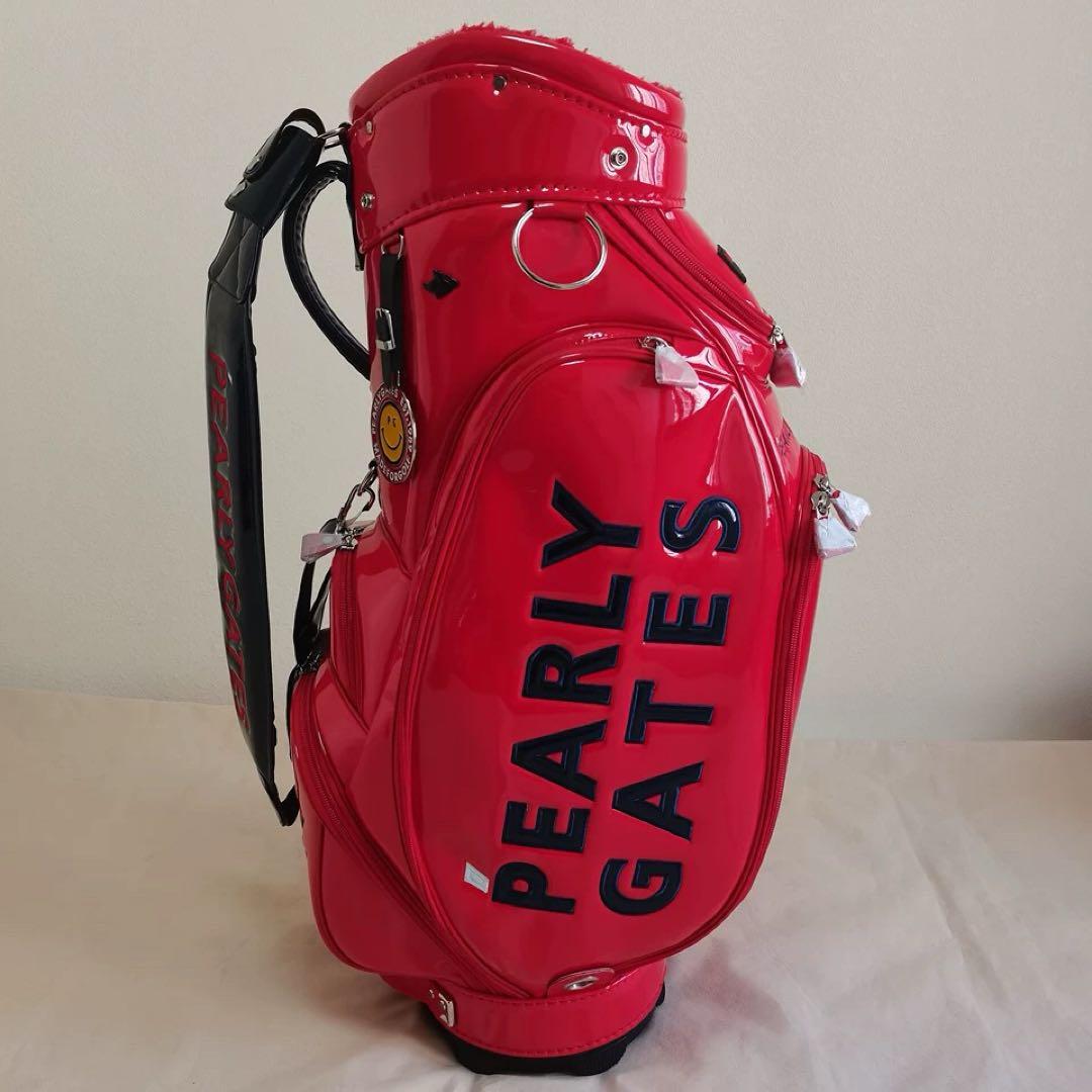PEARLY GATES キャディバッグ レッド ゴルフバッグ