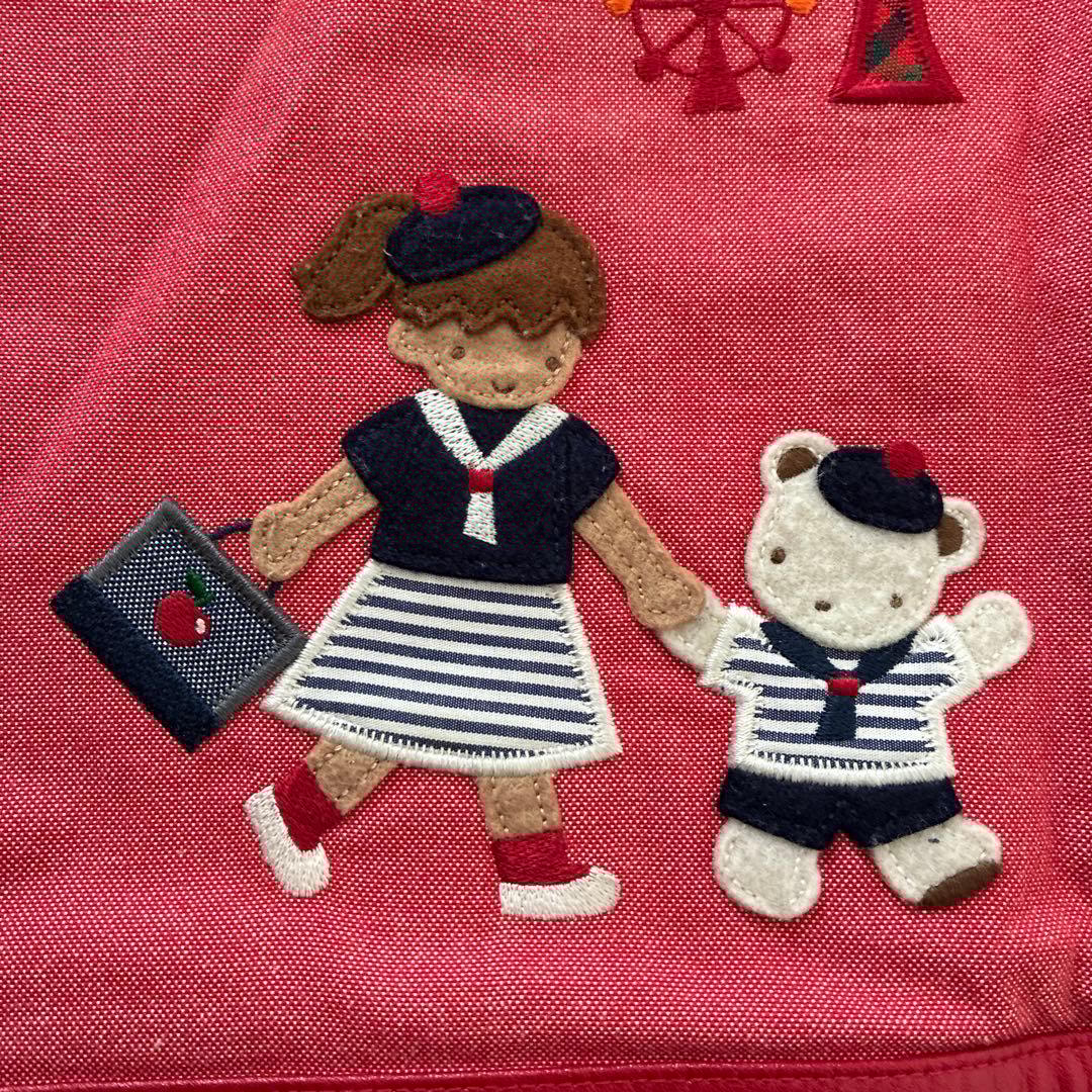 familiar デニムバッグ