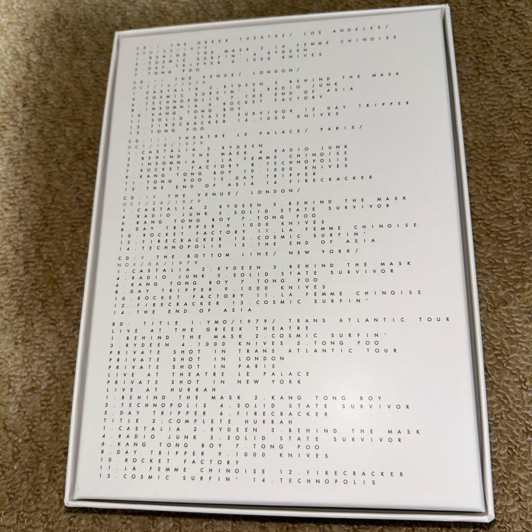 YMO 1979 TRANS ATLANTIC TOUR LIVE ANTHO…