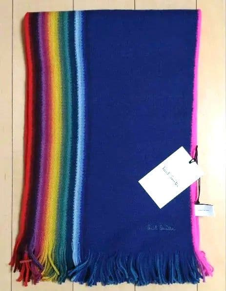 【新品・タグ付き】ポール・スミス　羊毛　マフラー