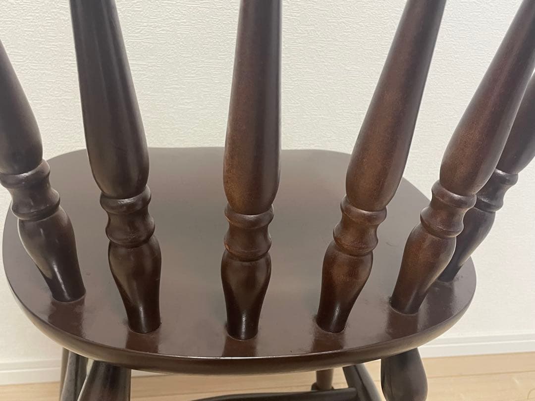 飛騨産業 穂高 ウィンザーチェア　再塗装済／キツツキ