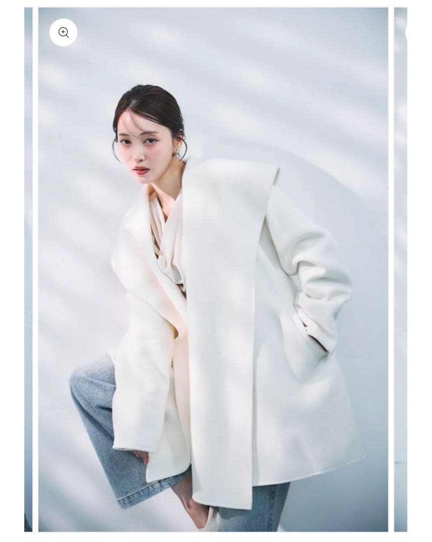 【完売品】polaura ポローラ ショールカラーウールミドルコート