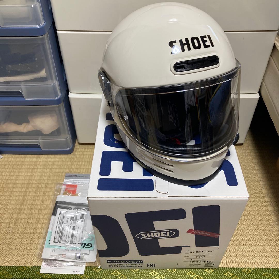 SHOEI glamster Sサイズ オフホワイト