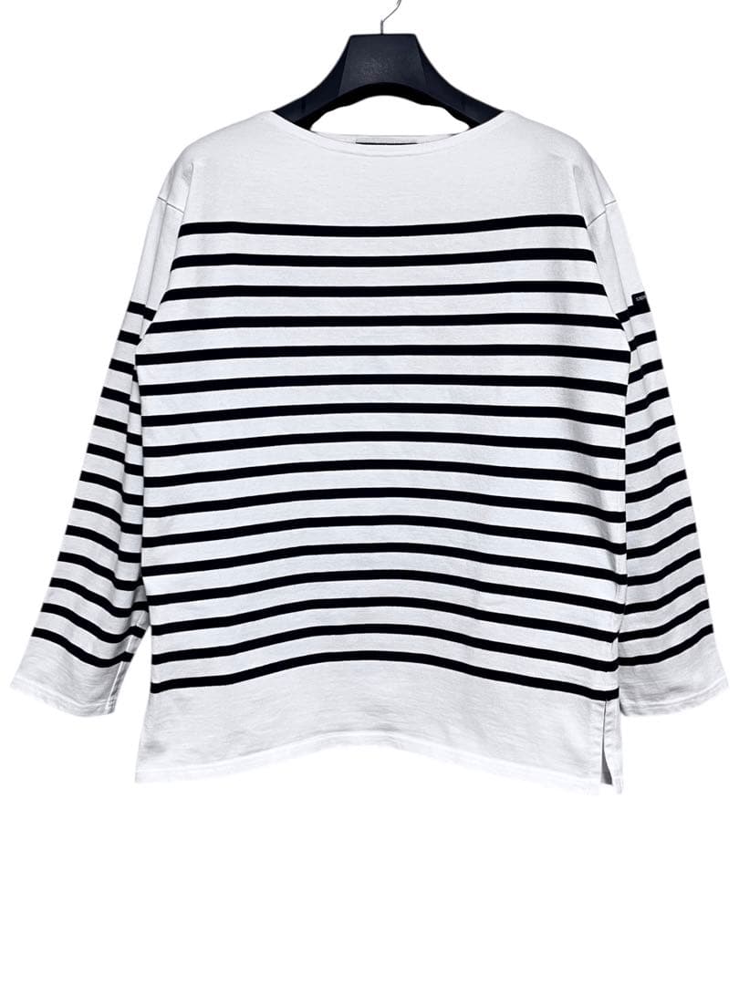 美品　セントジェームス　ナヴァル　ボーダーカットソー　長袖　サイズL 白黒