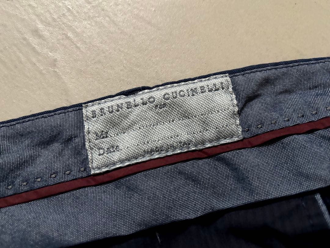 【値下げ】『未使用に近い』Brunello Cucinelli NAVY