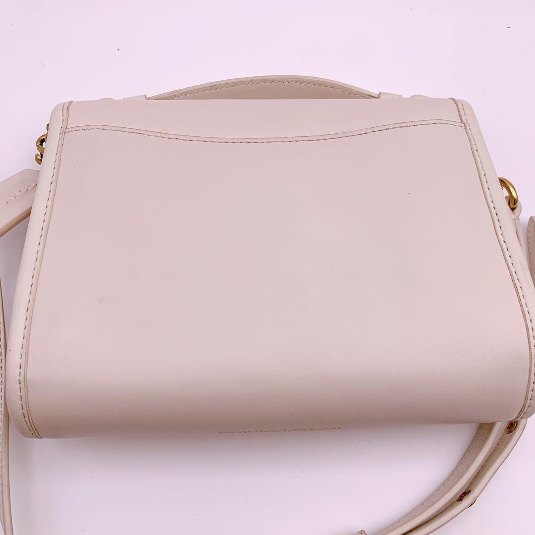 【極美品】コーチ アーカイブ復刻 ショルダーバッグ 2way 白 C3486