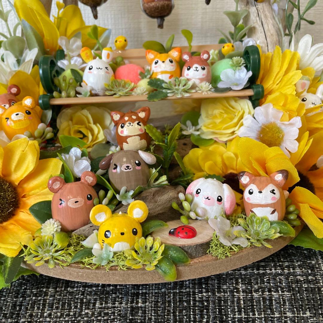 【一点もの】ひーちゃん☆ひまわりの飾り