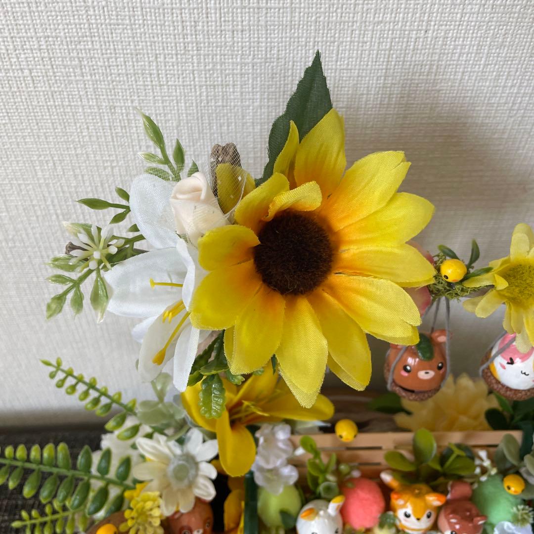 【一点もの】ひーちゃん☆ひまわりの飾り
