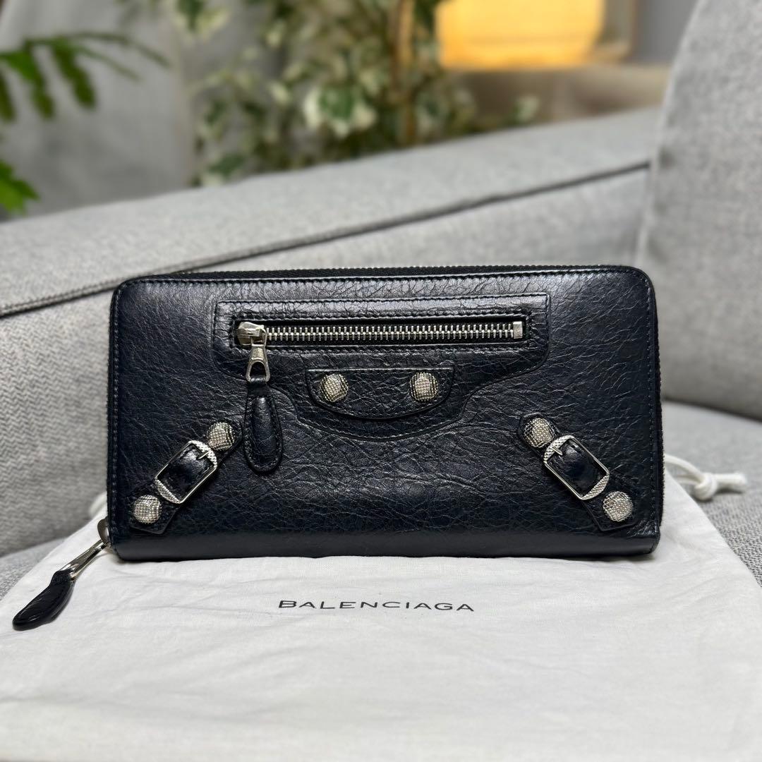 バレンシアガ クラシック コンチネンタル ジップアラウンド ウォレット