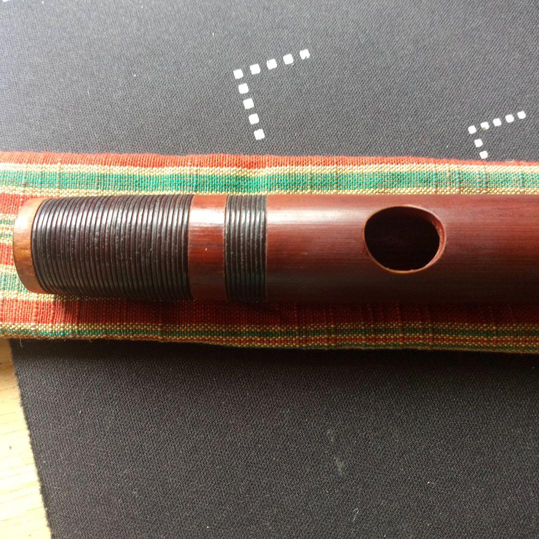 本煤竹製篠笛　笛師藍山 六上調子