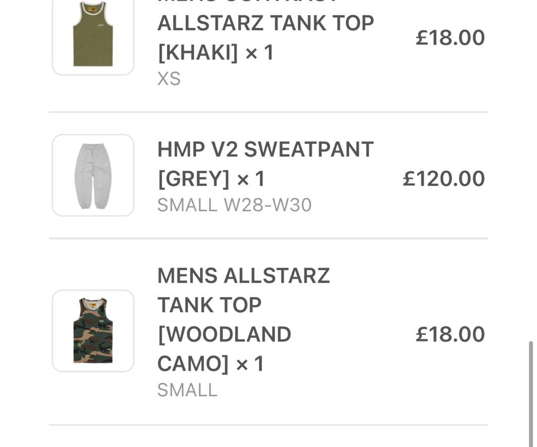 corteiz タンクトップ 迷彩柄　S