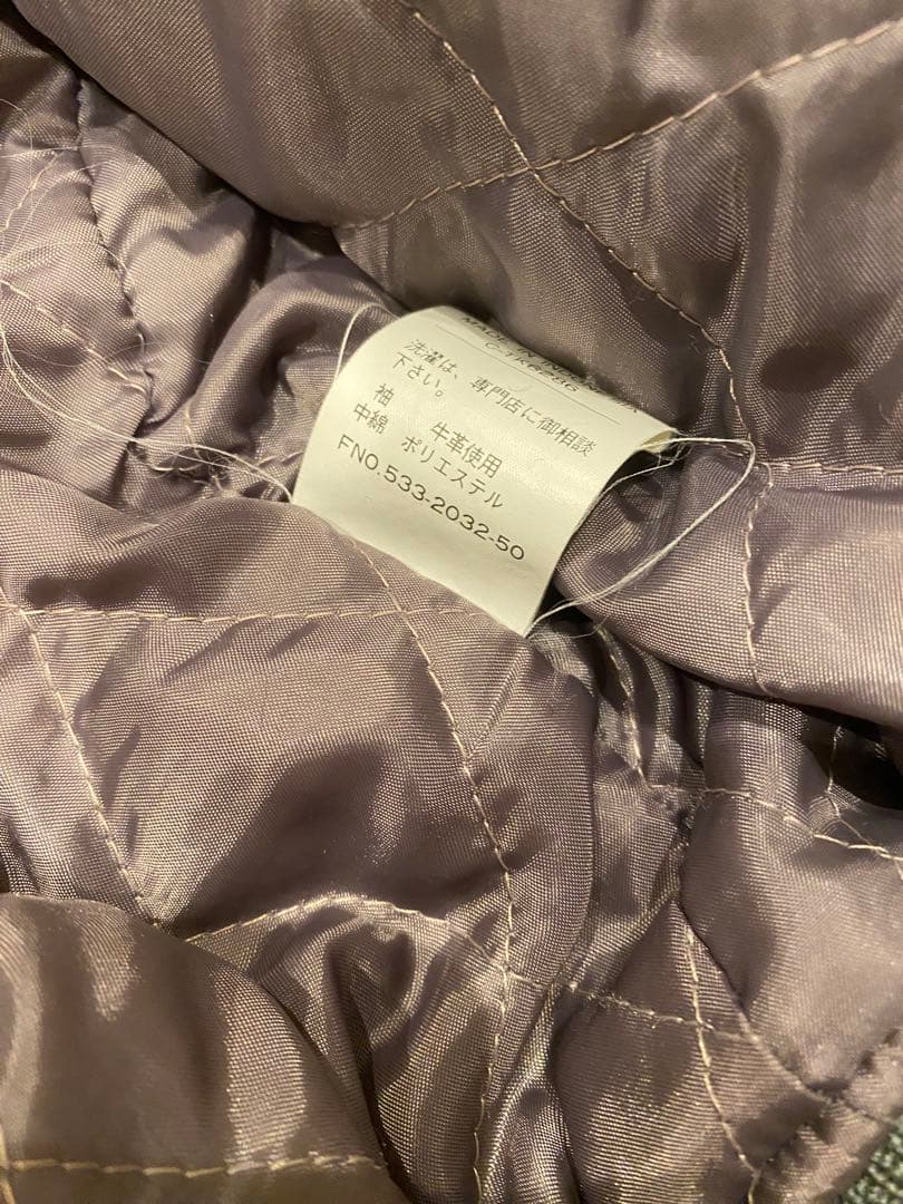 CONVERSE スタジャン 90s\" 短丈 牛皮　レザージャケット MA-1