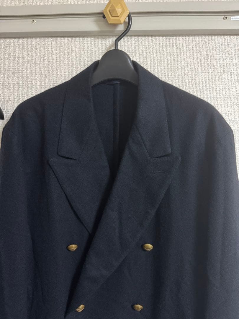 定価26.4万 COMOLI 22aw カシミヤネイビーダブルブレザー 4