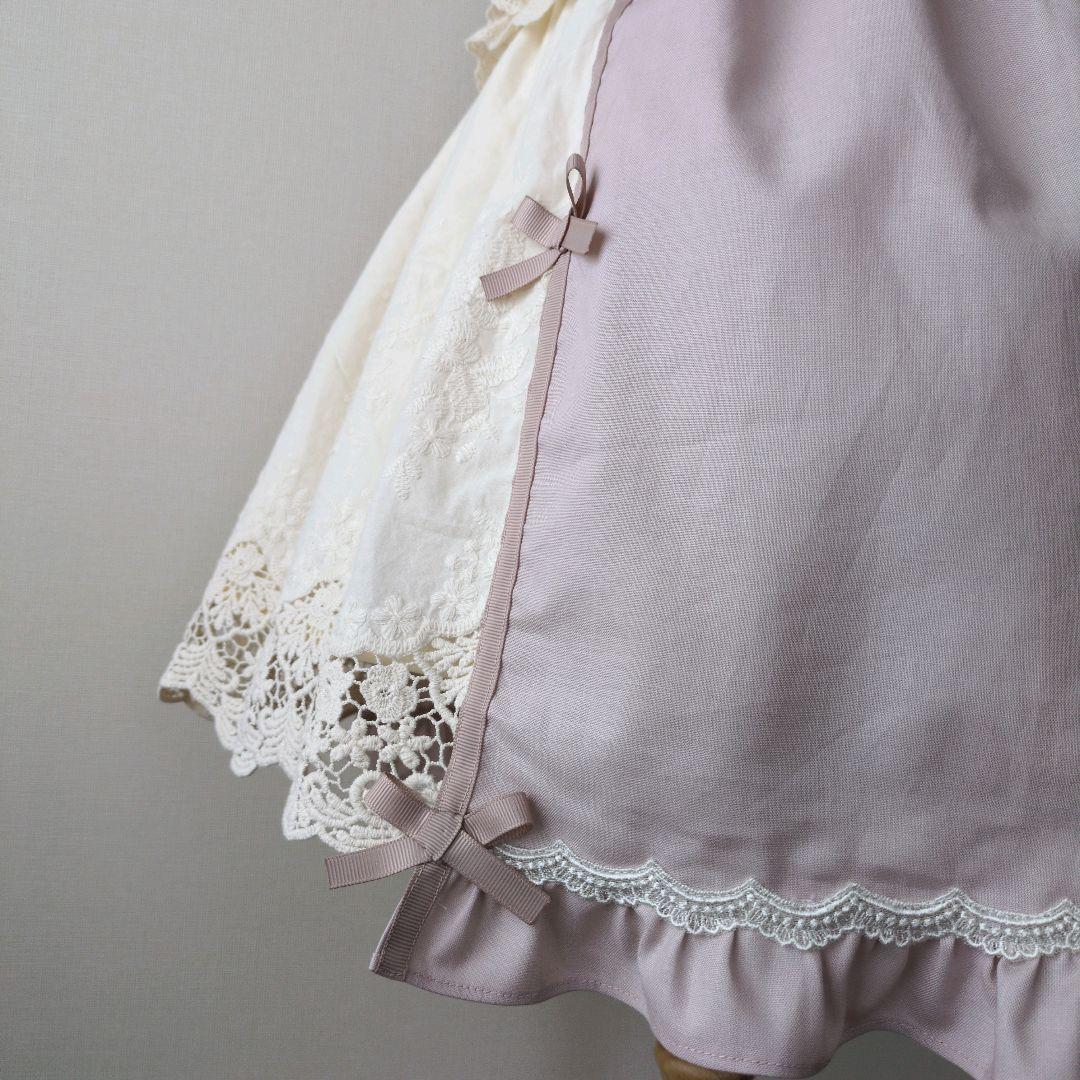 *522 ハンドメイド　ワンピース　ドレス　リバティ アンティーク　110