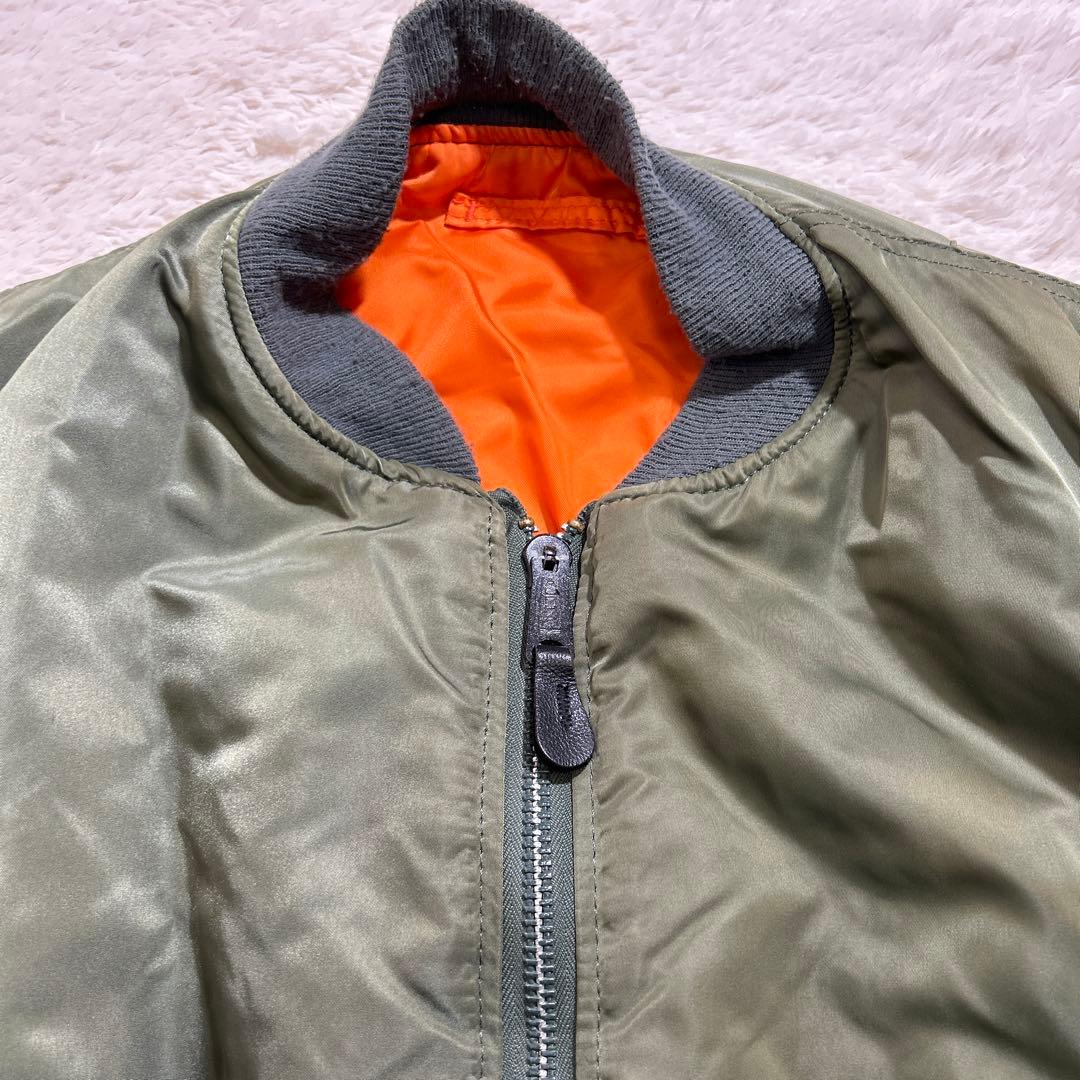 80s 90s USA製 ALPHA MA-1フライトジャケット XLサイズ